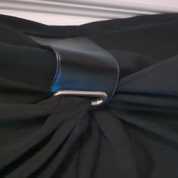 Calvin Klein Dressy tank top black with buckle - Picture 3 of 6